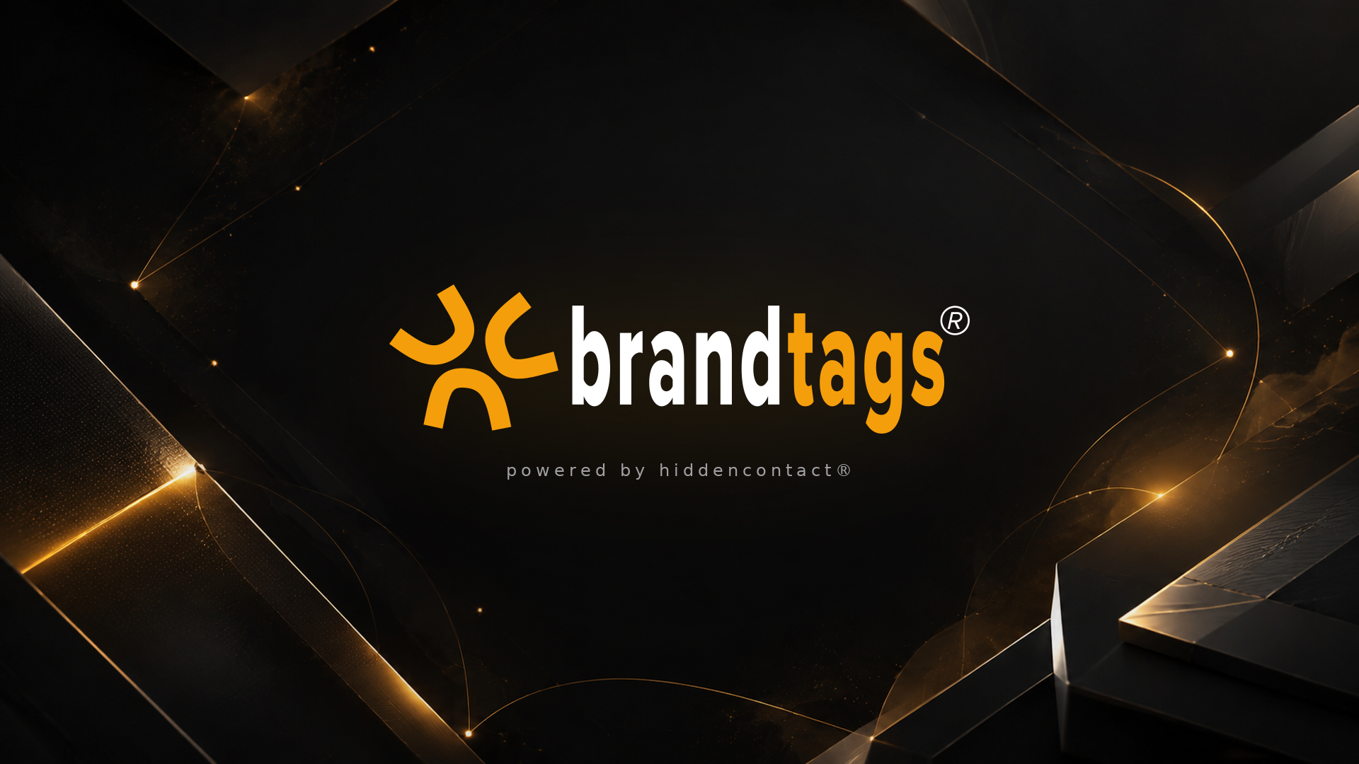 BrandTags Logo – powered by hiddencontact