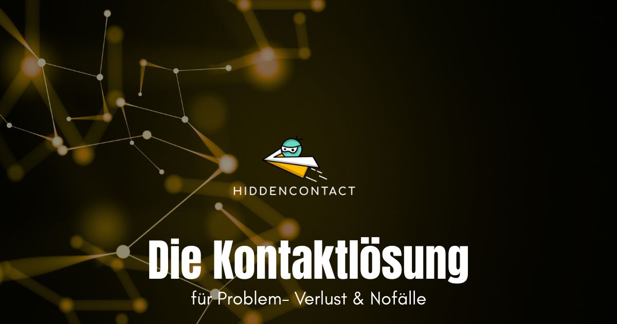 hiddencontact® - Smarte QR Kontaktlösungen für deinen Alltag
